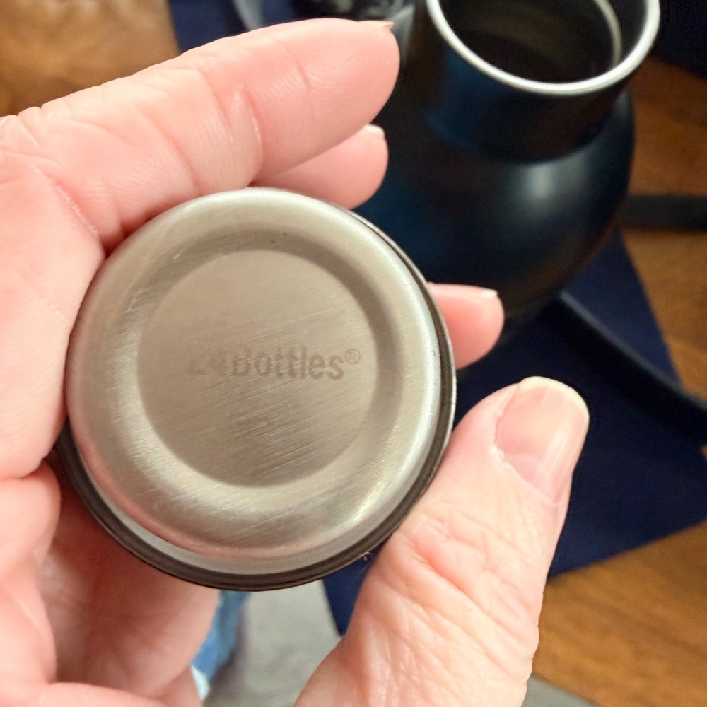 Dior Navy Blue Stainless Water Tumbler/Crossbody Bag With Dust bag Box & Bag GWP - Picture 8 of 16